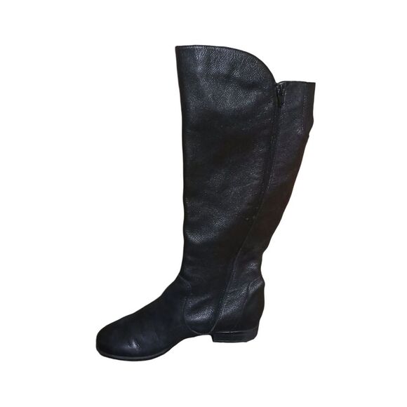 Naturalizer Jinnie black Tassel Knee High Riding Boots size 8.5 Wide - Picture 2 of 7